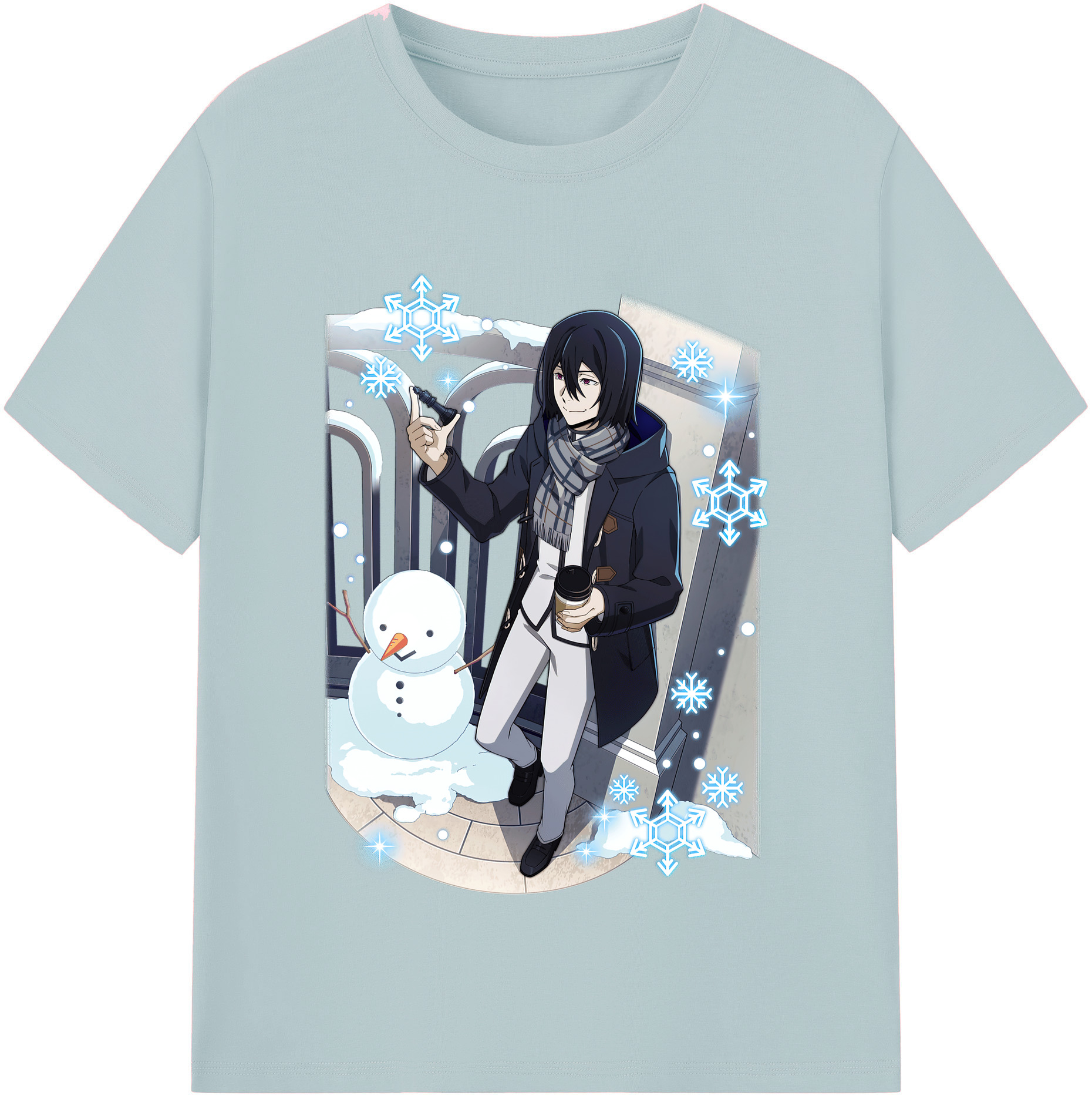 （画像用） 文豪ストレイドッグス Bungo Stray Dogs 綿100％半袖Tシャツ（フロントプリント）
